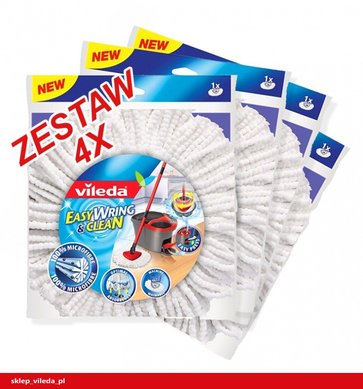 Zestaw Wkład do mopa Easy Wring&Clean