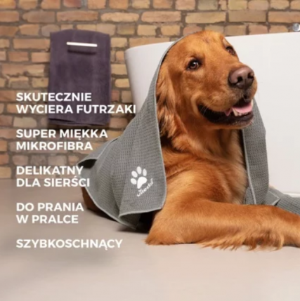 Vileda Pet Pro XL - atuty: SKUTECZNIE WYCIERA FUTRZAKI, SUPER MIĘKKA MIKROFIBRA, DELIKATNY DLA SIERŚCI, DO PRANIA W PRACE, SZYBKOSCHNĄCY